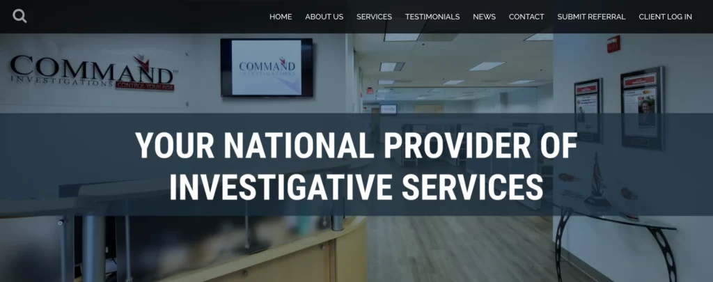 Command Investigations Home Page