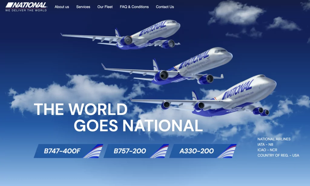 National Airlines Home Page