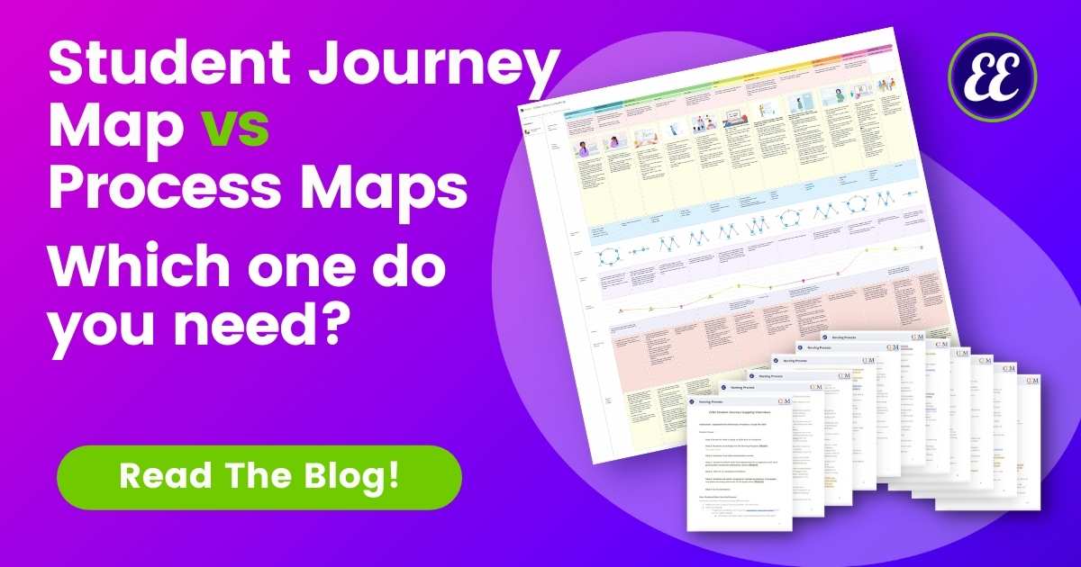 Student Journey Map vs Process Map